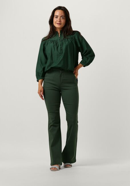 Groene MINUS Flared broek CARMA HIGH WAISTED FLARED PANT - large