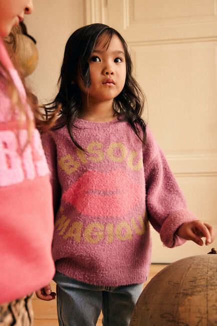Paarse DAILY7 Trui KNITWEAR FANCY - large