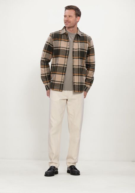 Groene LES DEUX Casual overhemd CHECK FLANNEL SHIRT - large