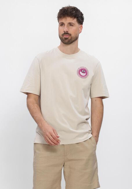 Beige BARBOUR T-shirt WESTBURY RELAXED GRAPHIC - large