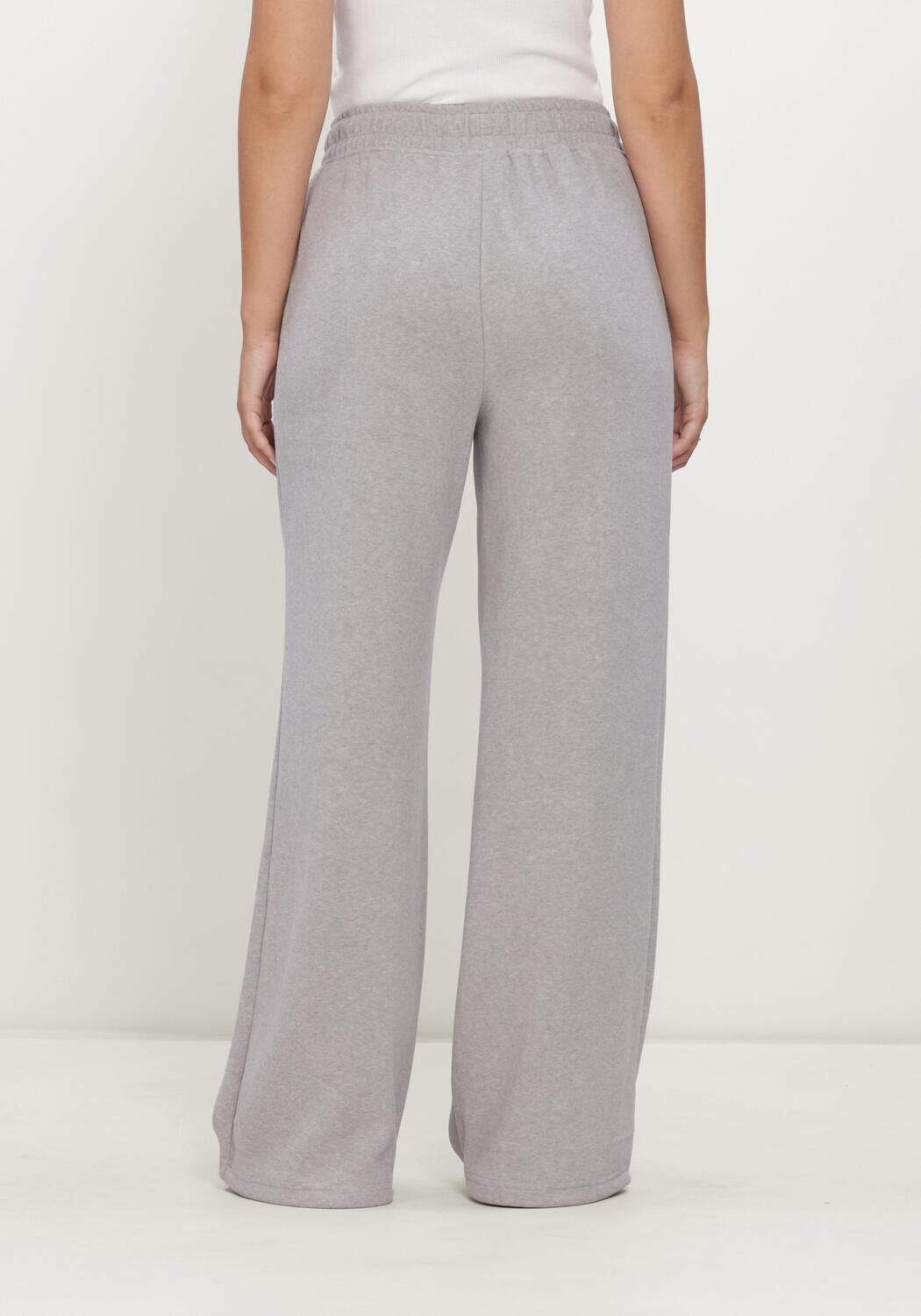 Grijze STUDIO AMAYA Wijde broek KORA PANTS - large