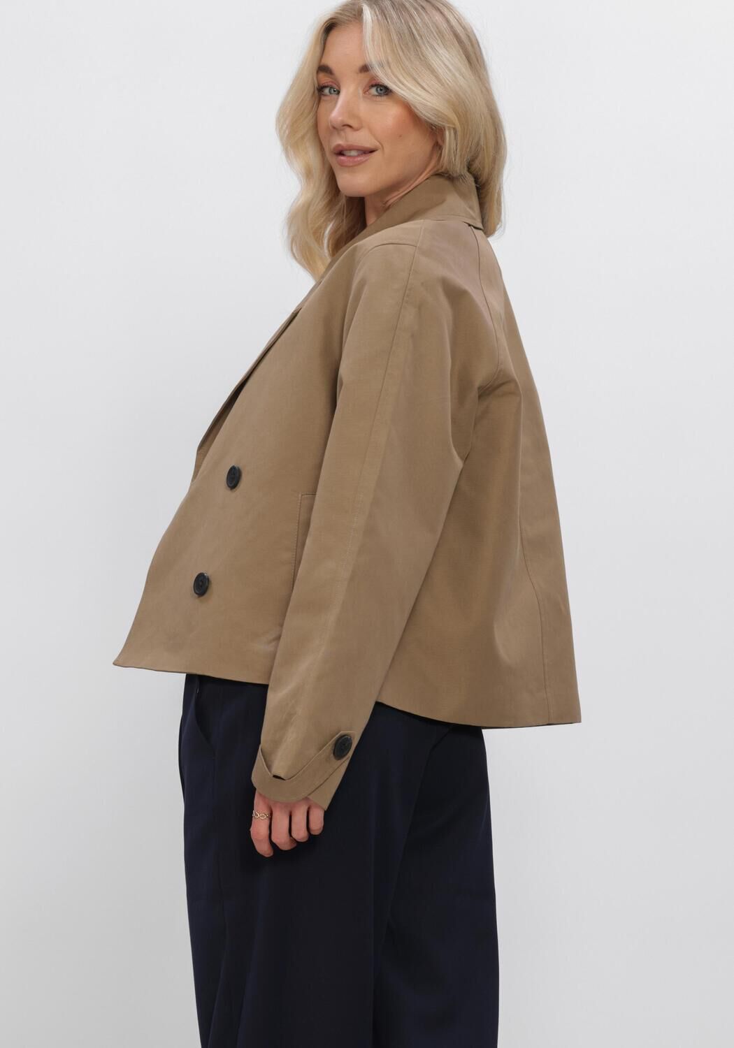 Bruine ENVII Jassen ENSENECA DB SHORT JACKET 6988 - large