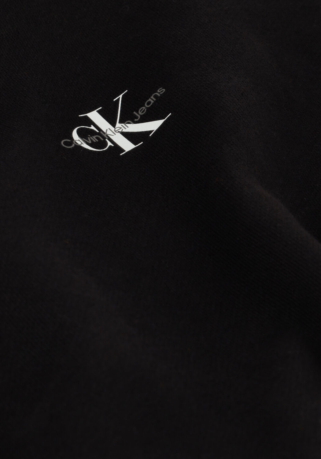 Zwarte CALVIN KLEIN Sweater MICRO MONOLOGO HOODIE - large