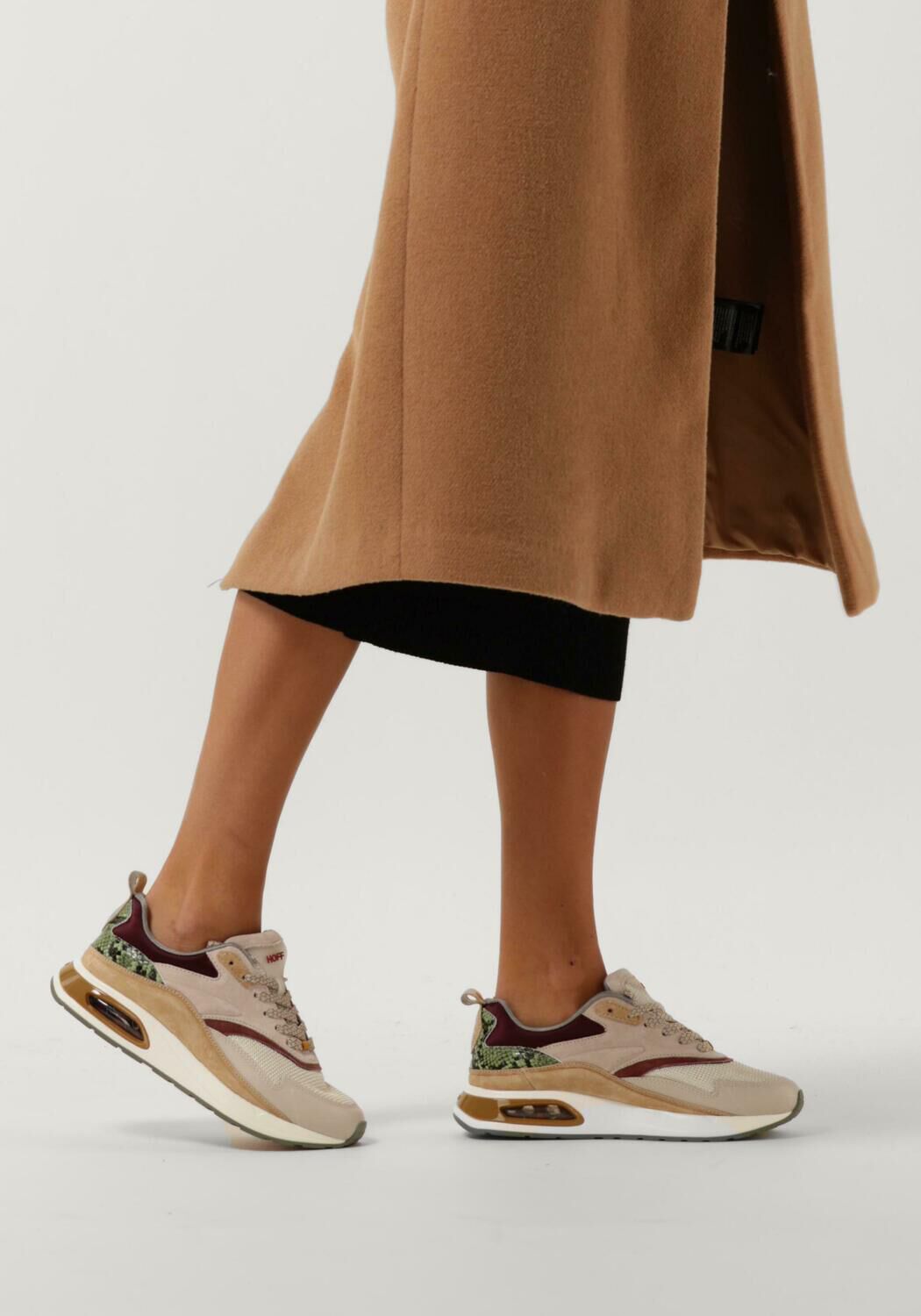 Taupe THE HOFF BRAND Lage sneakers NOTRE DAME - large