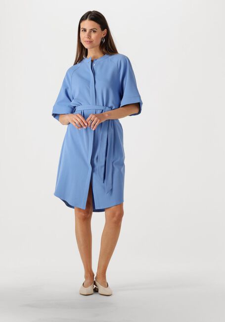 Lichtblauwe ANOTHER LABEL Mini jurk DENICE DRESS S/S - large