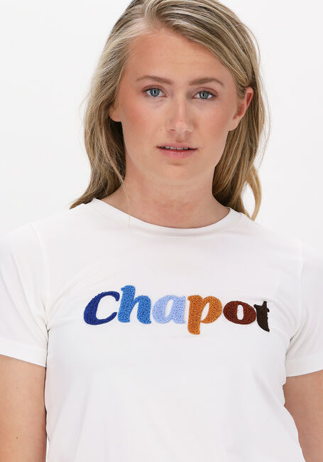 Gebroken wit FABIENNE CHAPOT T-shirt TERRY PIA - large