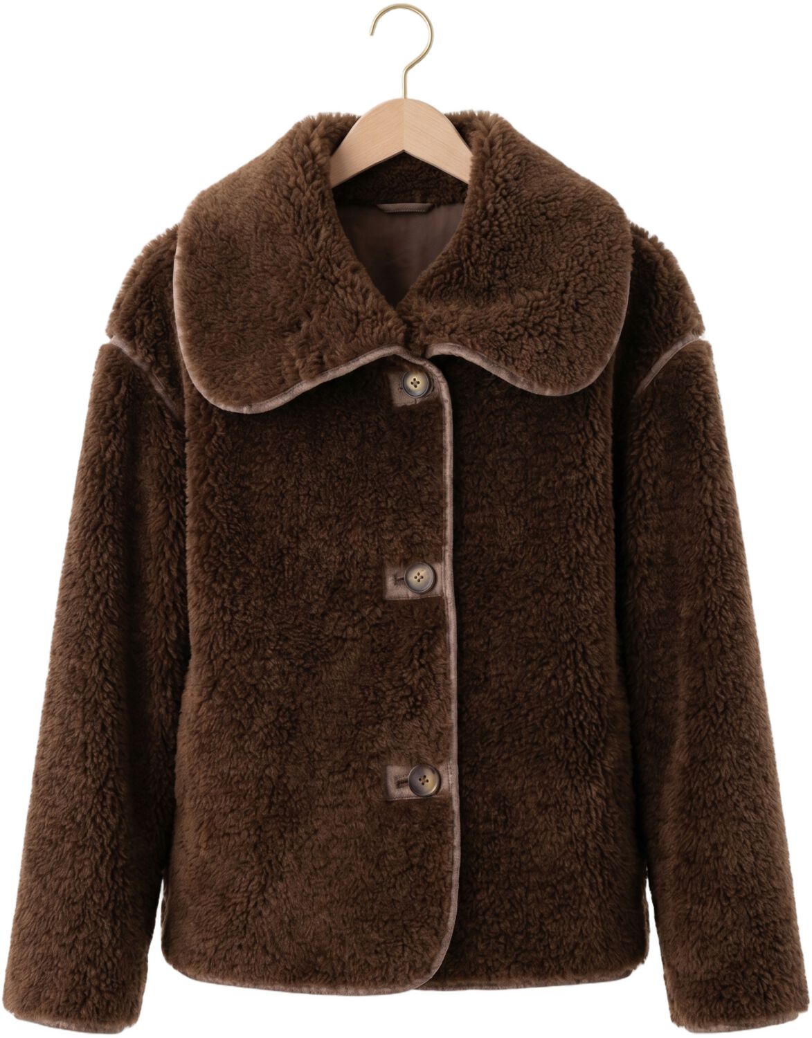WITHBLACK Dames Jassen Wbldajana Pile Jacket Bruin
