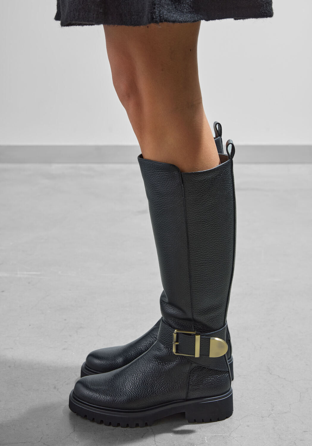 Zwarte LINA LOCCHI Enkellaarsjes V66 - medium