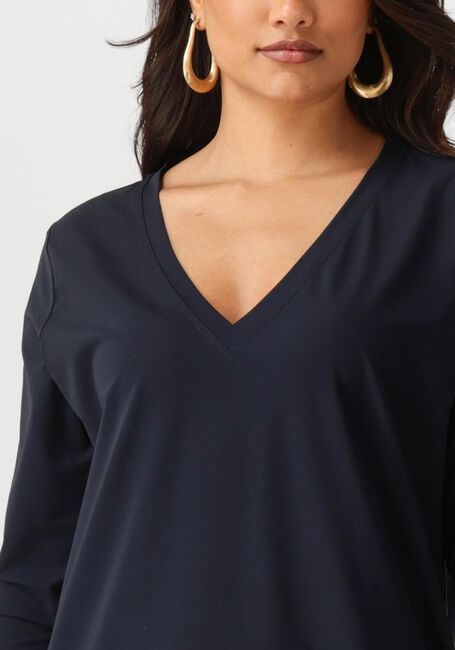 Donkerblauwe PENN & INK Midi jurk BLAKE - large