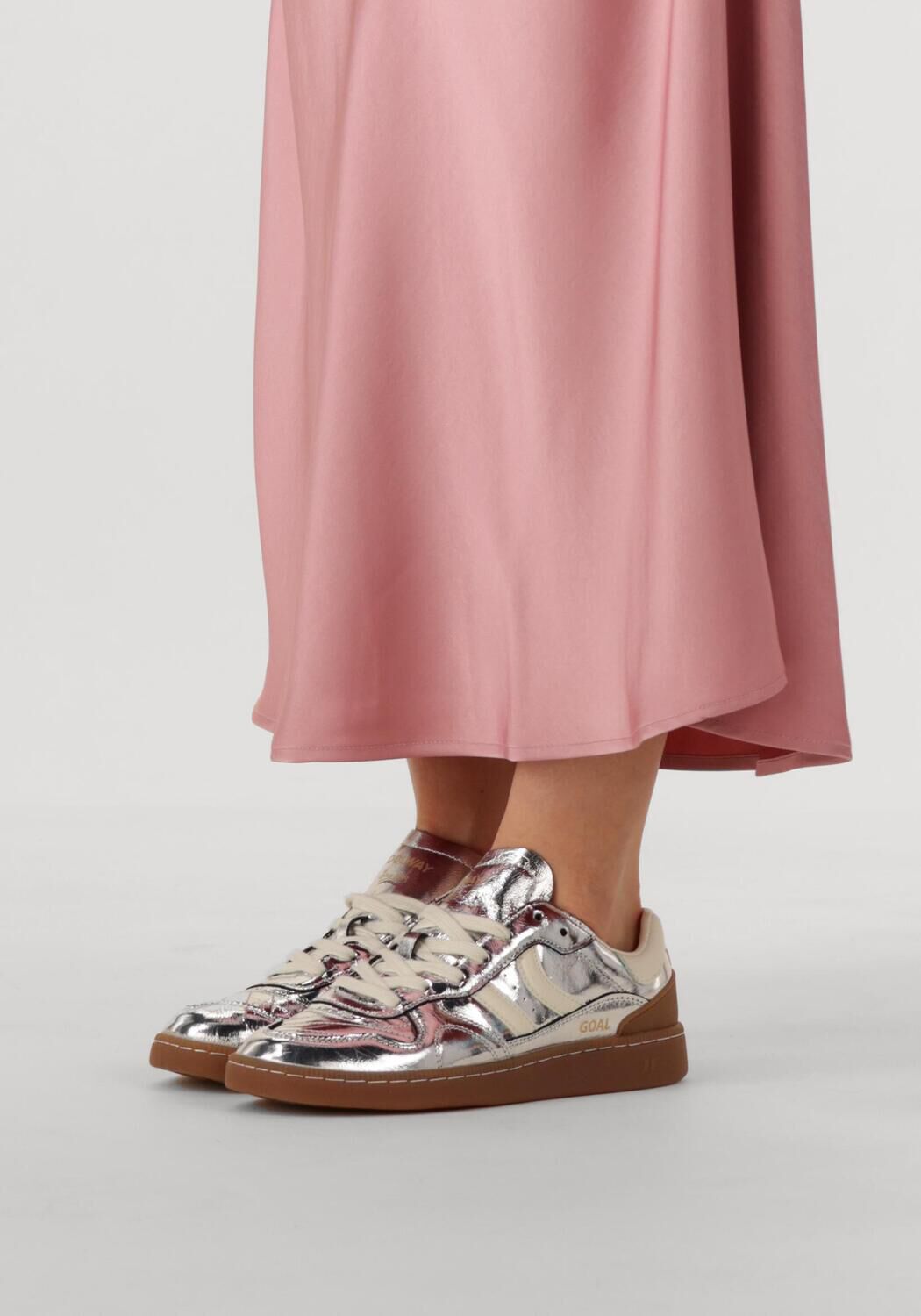 Zilveren COOLWAY Lage sneakers GOAL - large