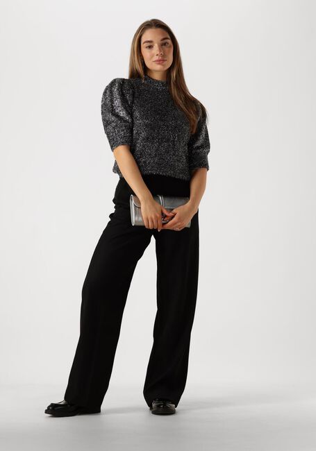 Zilveren MINUS T-shirt MSBRITNEY KNIT T-SHIRT - large