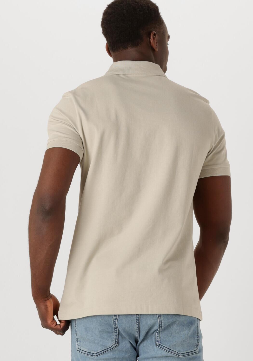 BOSS ORANGE Heren Polo's & T-shirts Passerzip Beige