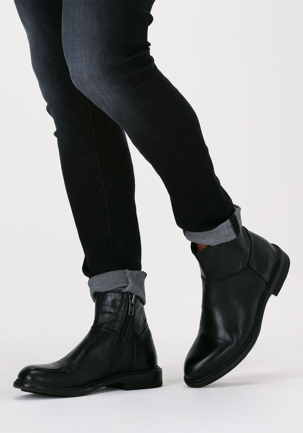 Zwarte GIORGIO Enkelboots 47603 - large