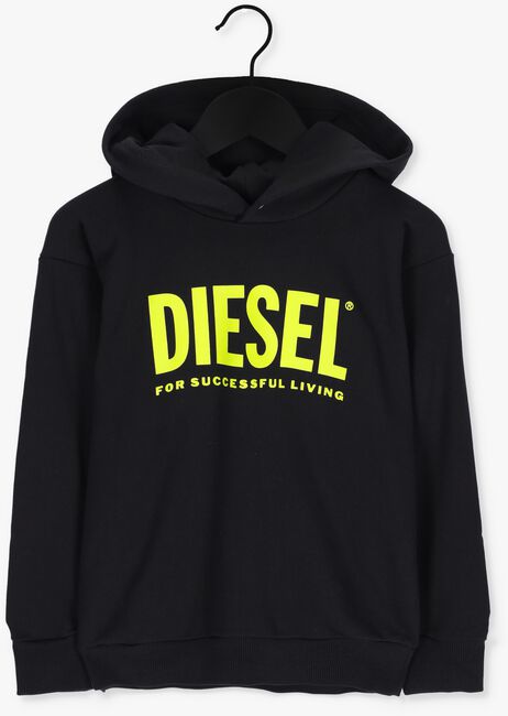 Donkergroene DIESEL Trui SDIVISION-LOGOX OVER - large