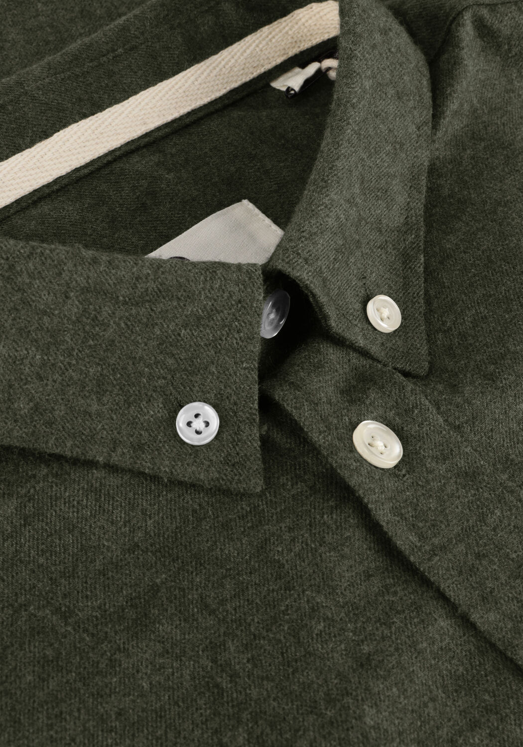 Groene ANERKJENDT Casual overhemd AKKONRAD MELANGE SHIRT - large