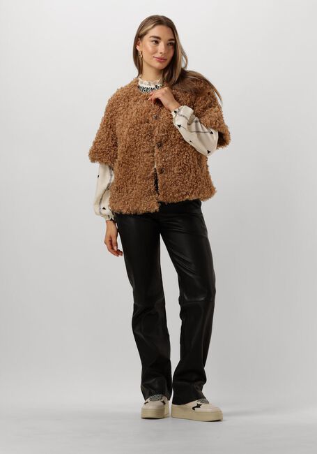 Bruine SUMMUM Gilet JACKET FAUX FUR - large