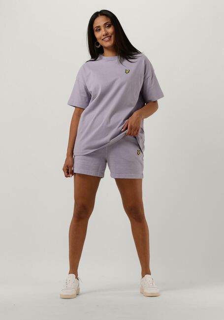 Lila LYLE & SCOTT Korte broek PIGMENT DYE SWEATSHORT - large