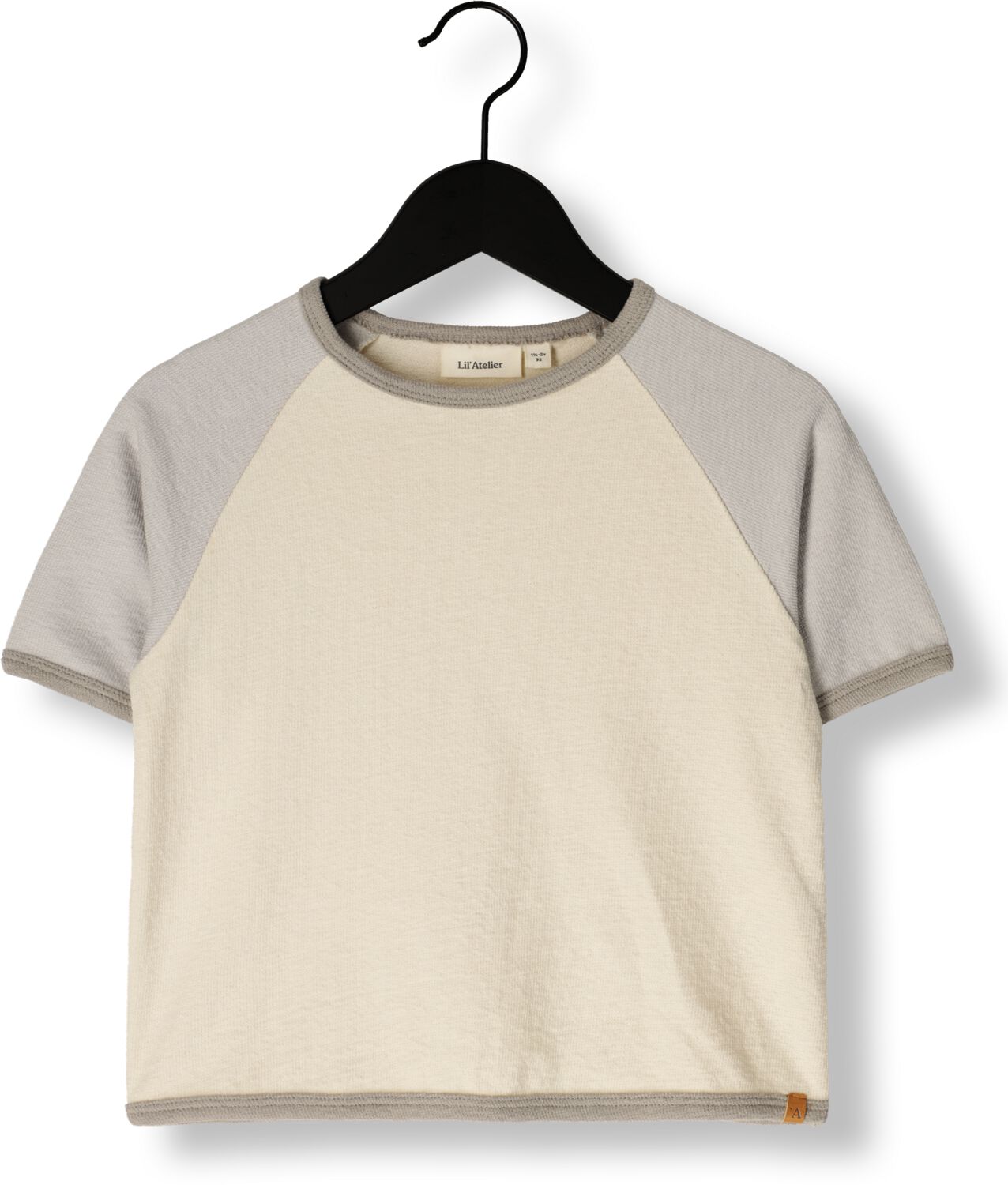 LIL' ATELIER Jongens Polo's & T-shirts Nmmnunan Ss Loose Top Lil Beige