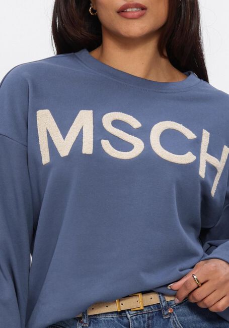 Blauwe MSCH COPENHAGEN Sweater MSCHMELA BRIENA MSCH SWEATSHIRT - large