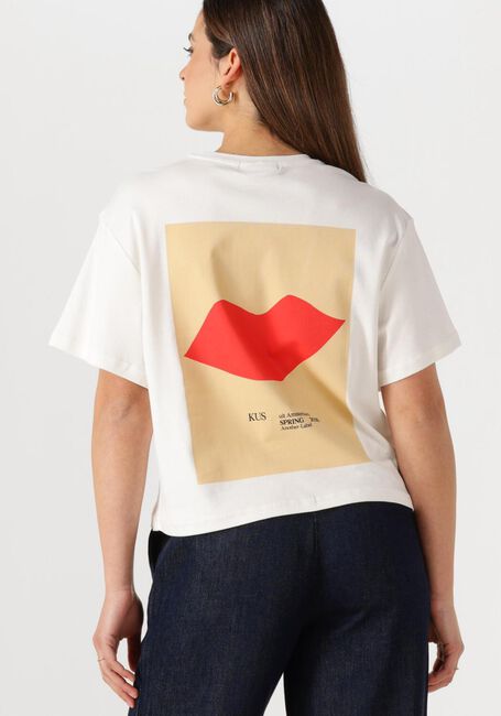Gebroken wit ANOTHER LABEL T-shirt GINA T-SHIRT S/S - large