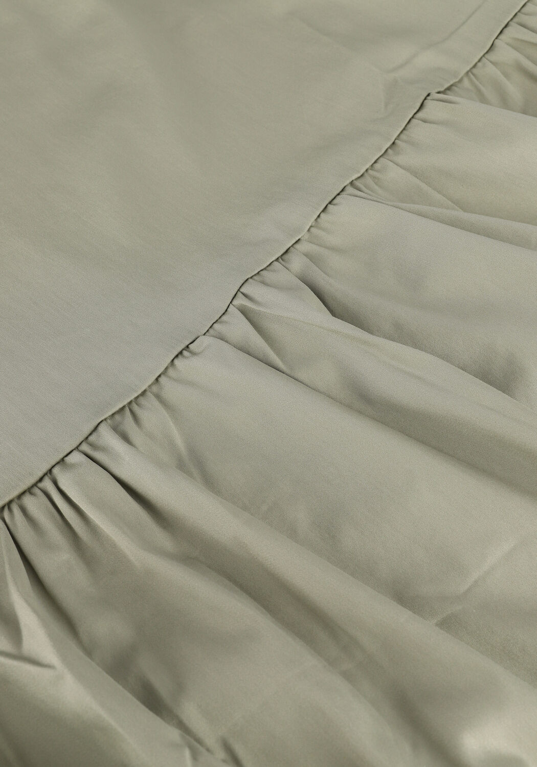 Groene LEVETE ROOM Midi jurk ISLA SOLID 52 DRESS - large