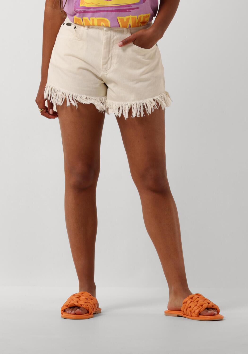 Harper & Yve Denim Shorts Mara-Sh Upgrade Look Beige Dames