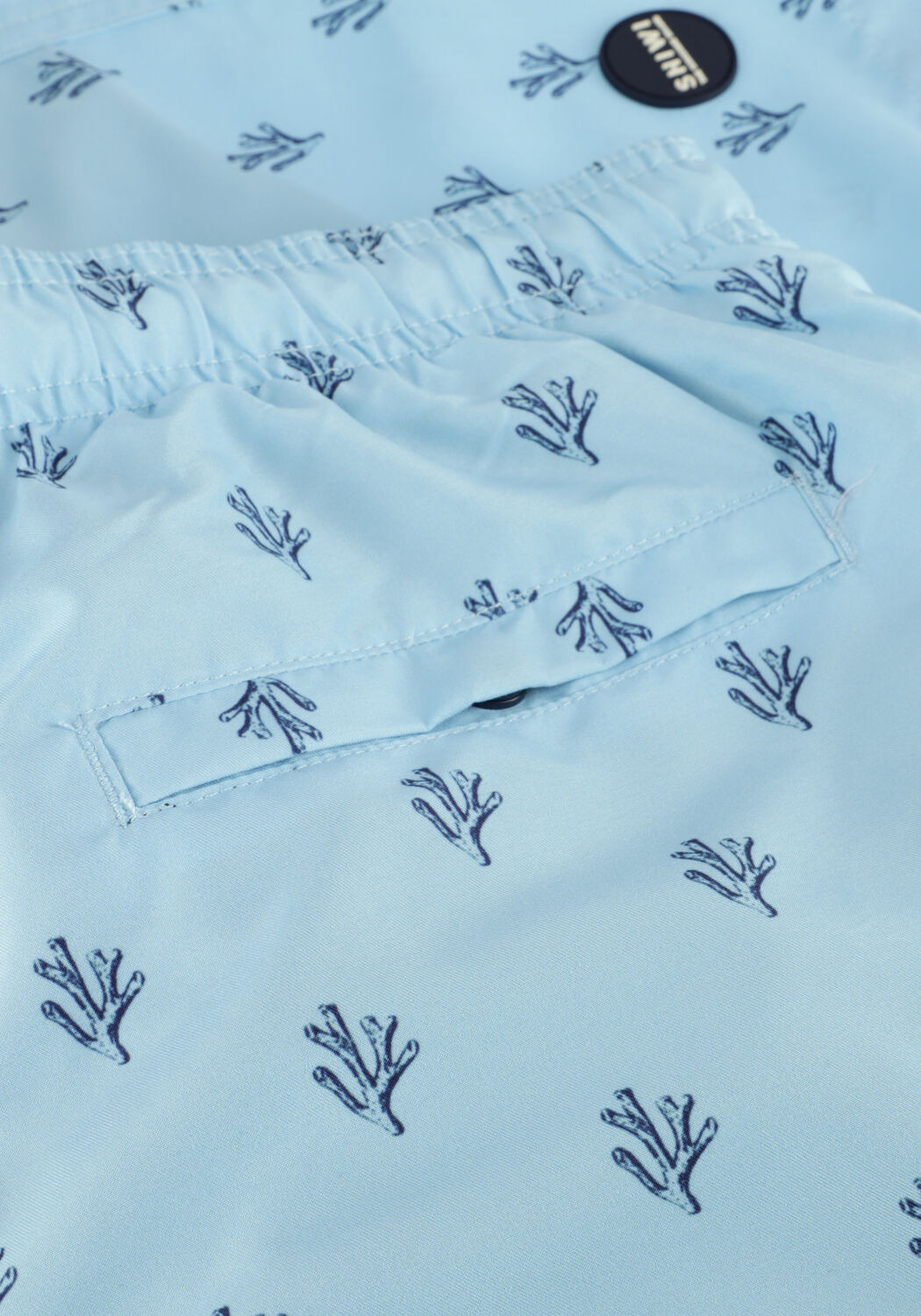 Lichtblauwe SHIWI Zwembroeken MEN MIKE SWIM SHORTS 7 INCH SKETCHED CORAL - large