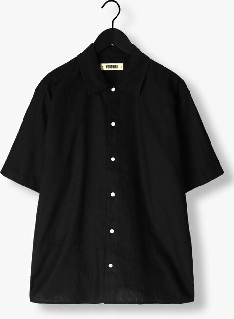 Zwarte WOODBIRD Casual overhemd WBBANKS LINEN SHIRT - large