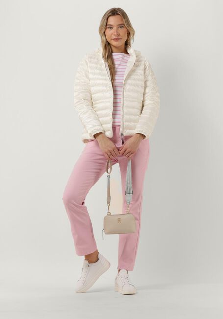 Roze TOMMY HILFIGER T-shirt SLIM STP BOAT-NK TOP 3/4 SLV Roze TOMMY HILFIGER T-shirt SLIM STP BOAT-NK TOP 3/4 SLV - large