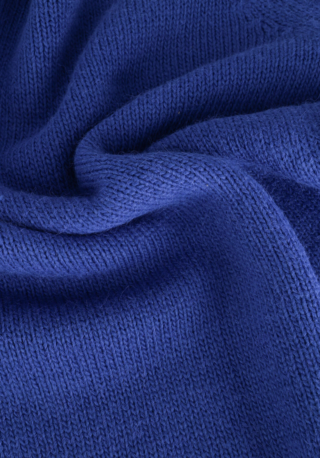 Blauwe ANOTHER LABEL Trui MACE KNITTED PULL L/S - large