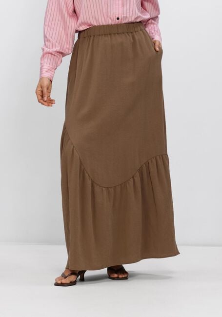 Bruine ANOTHER LABEL Rokken ALORIANNE SKIRT - large