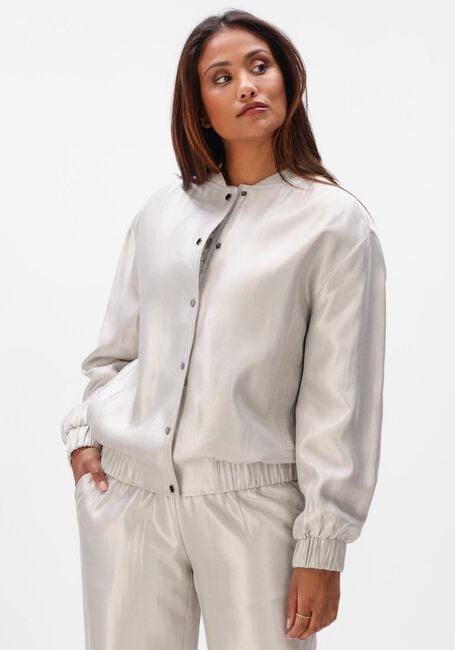 Zilveren AIMEE THE LABEL Jack JOY BOMBER JACKET - large