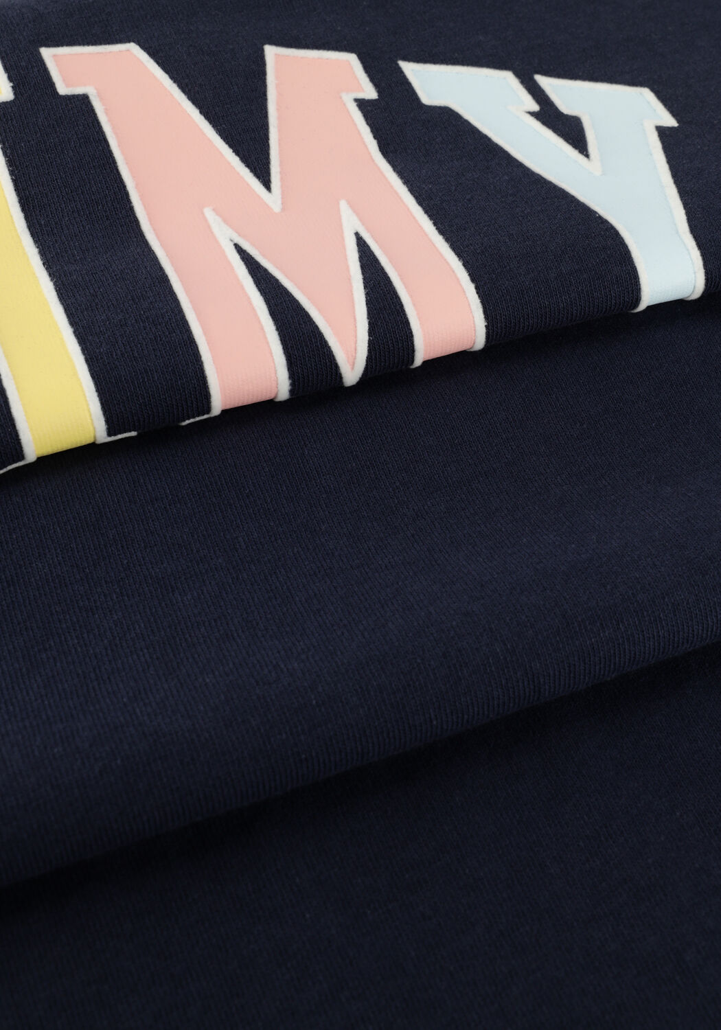 Donkerblauwe TOMMY JEANS T-shirt TJM CLSC COLLEGE POP TOMMY TEE - large