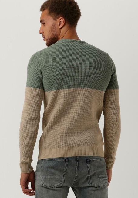 Mint CAST IRON Trui R-NECK REGULAR FIT CHENILLE COTTON PLATED - large
