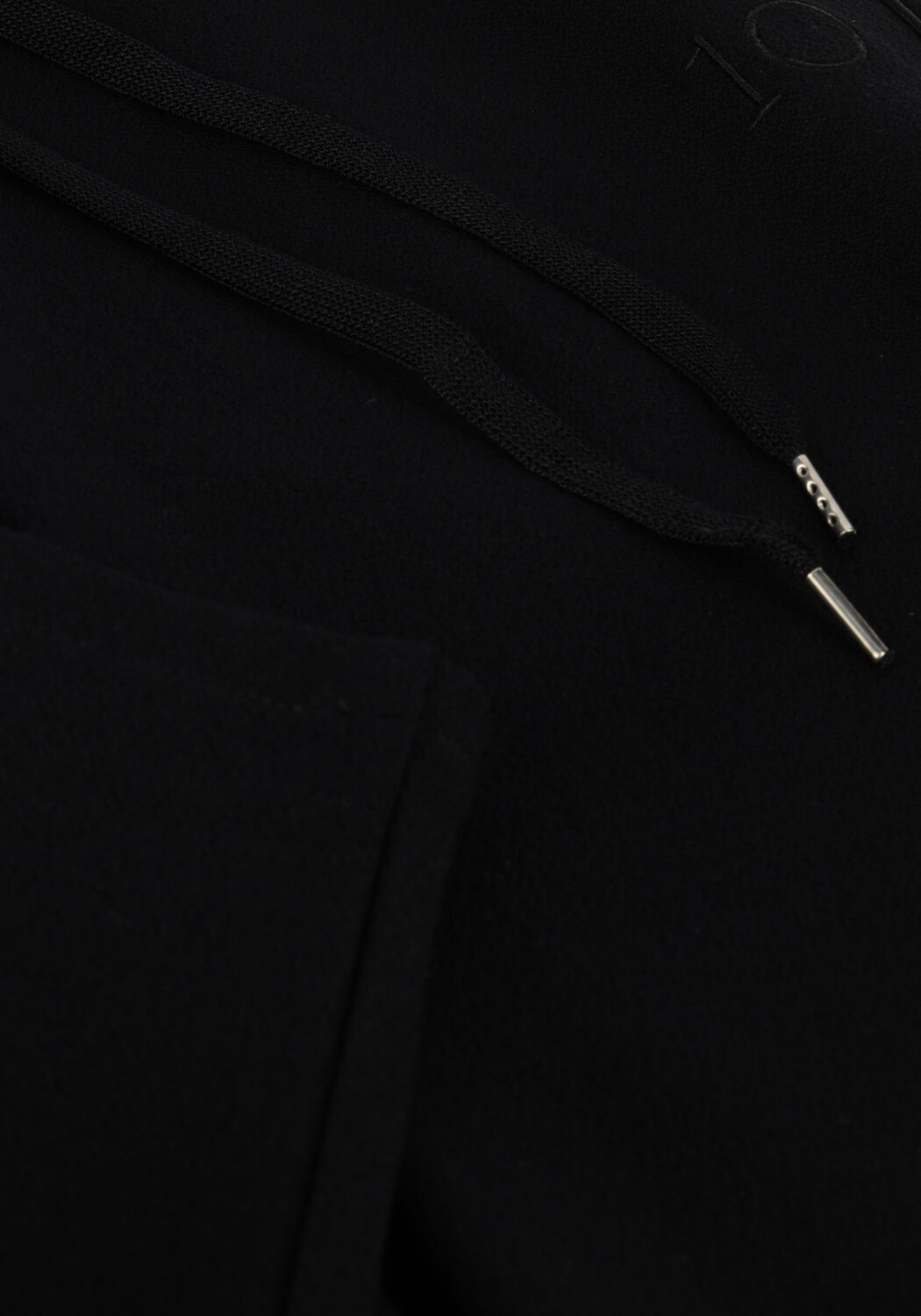 Zwarte 10DAYS Pantalon HIGH WAIST JOGGER - large