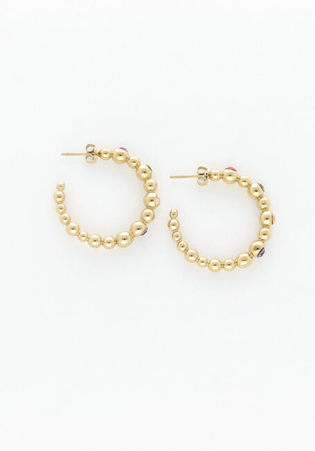 Goudkleurig NOTRE-V Oorbellen EARRING STONE MULTI - large