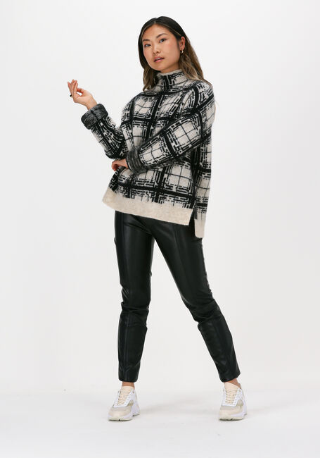 Zwarte SECOND FEMALE Trui LOUISA KNIT T-NECK - large