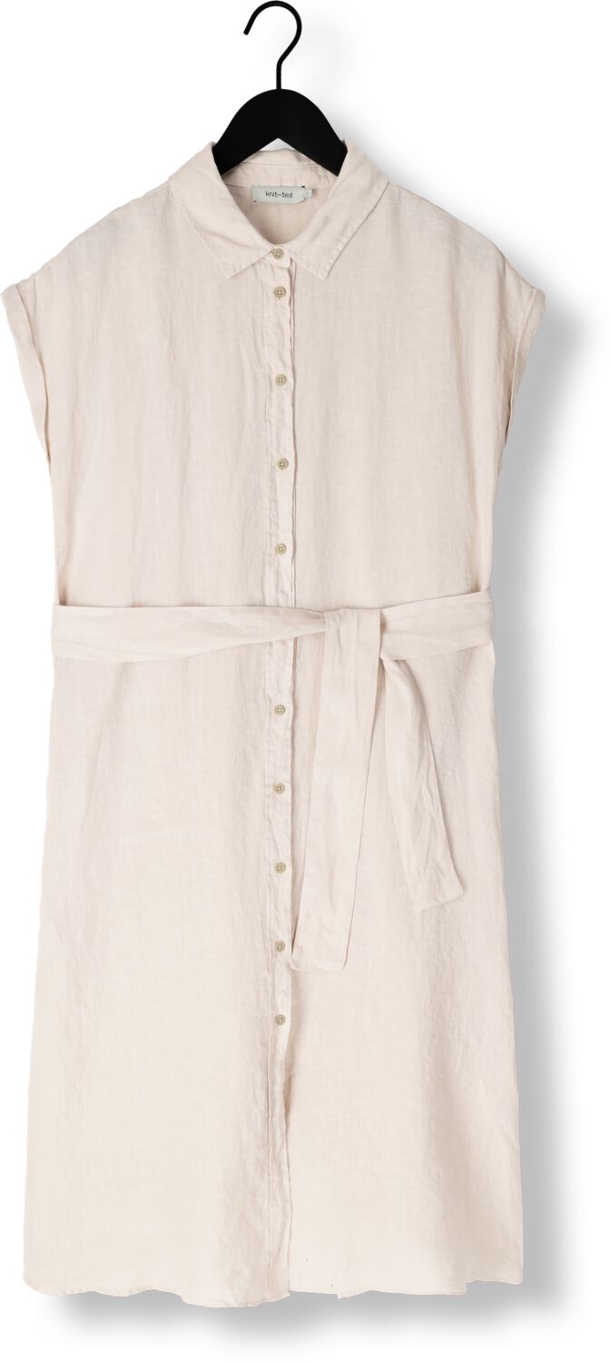 KNIT-TED Dames Jurken Mila Zand