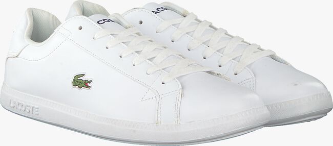 Witte LACOSTE Lage sneakers GRADUATE - large