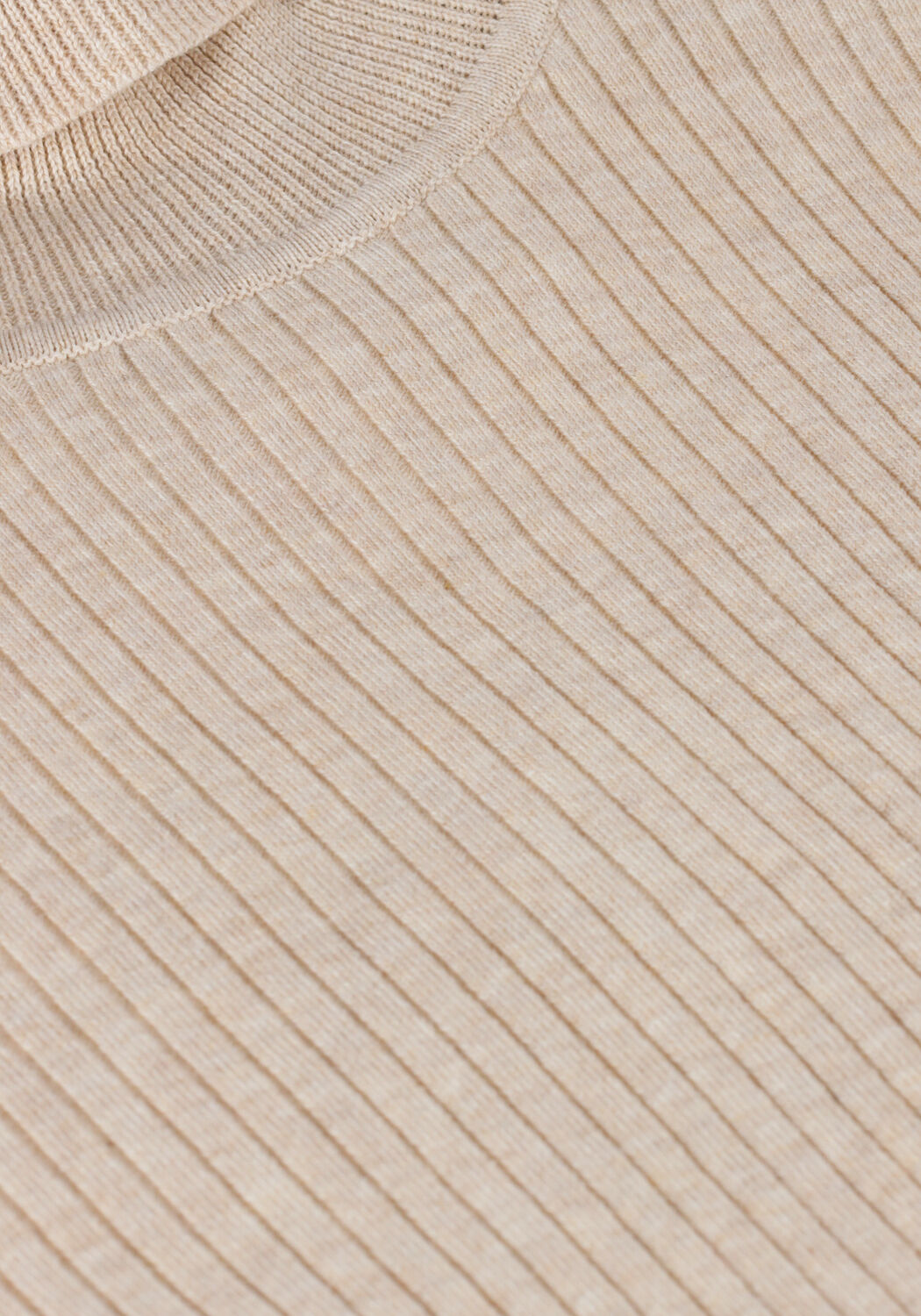 Beige SELECTED WOMEN Coltrui LYDIA COSTA LS KNIT ROLLNECK - large