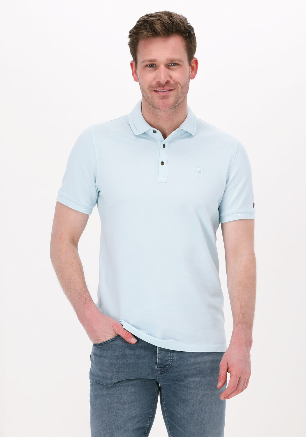 Cast iron polo hotsell blauw