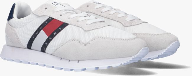 Witte TOMMY JEANS Lage sneakers TOMMY JEANS RETRO RUNNER - large