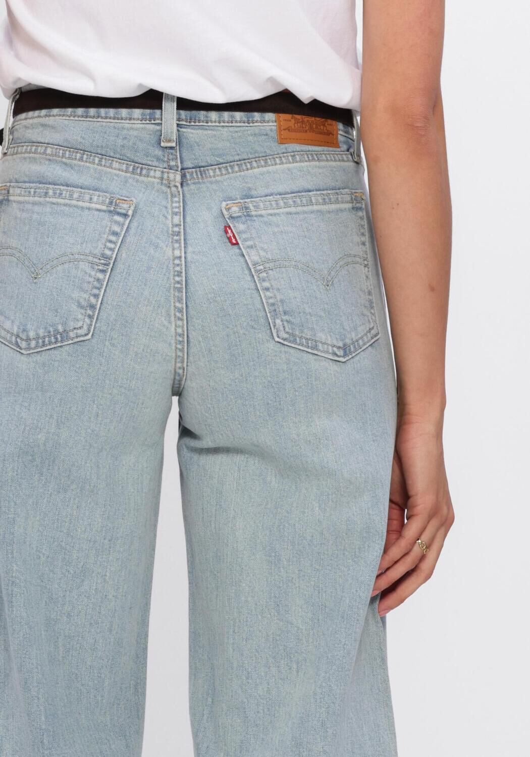 Blauwe LEVI'S Wide jeans 728 HR WIDE LEG - large