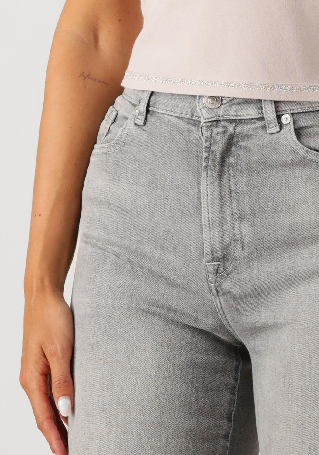 7 FOR ALL MANKIND Dames Jeans Lotta Panalu Grijs