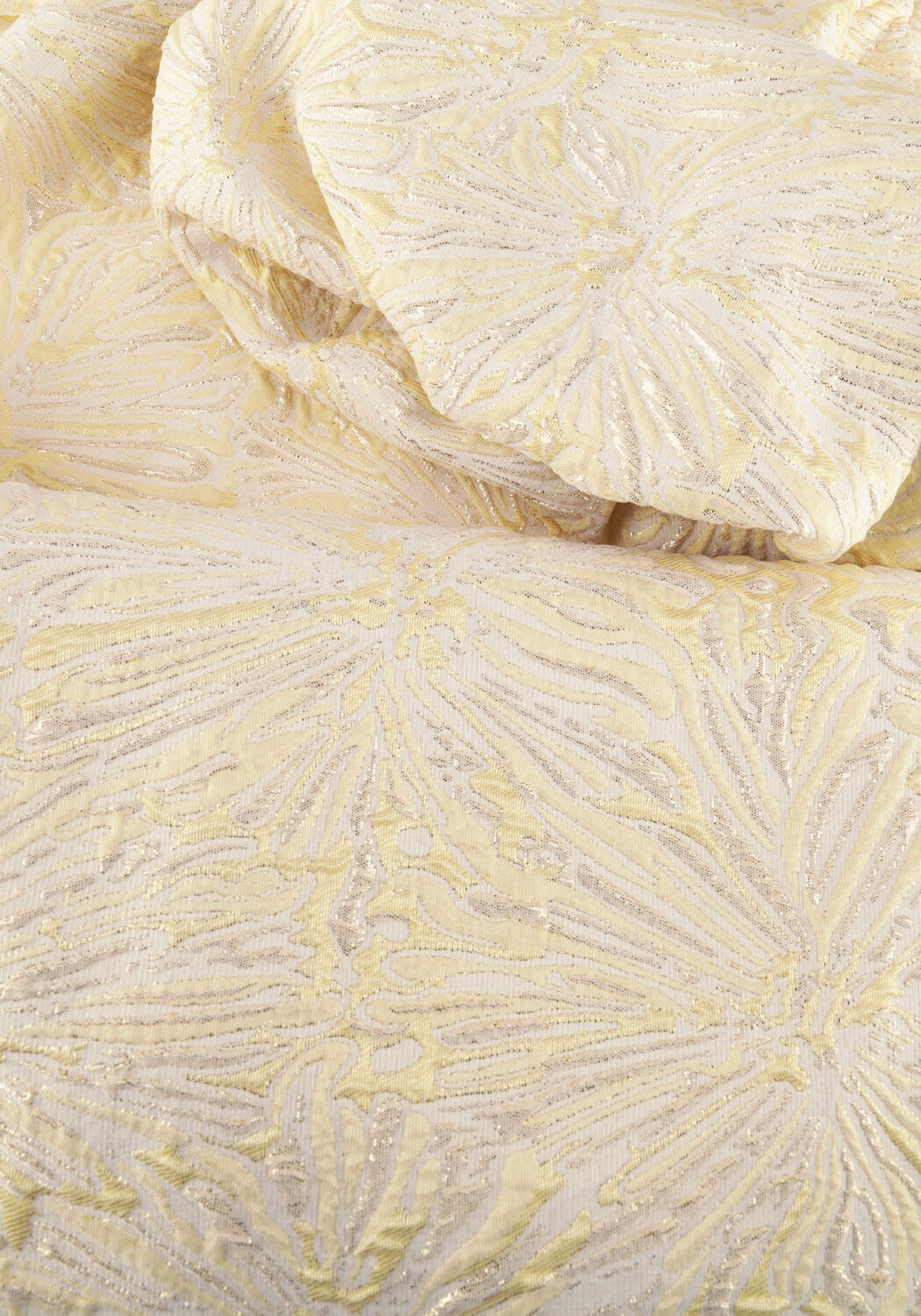 Creme NOTRE-V Mini jurk NV-HENDERIKA BROCADE DRESS - large