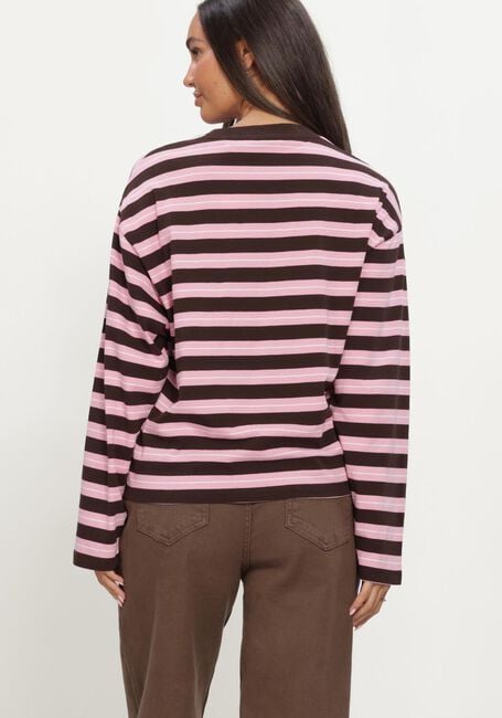 Roze CATWALK JUNKIE T-shirt STRIPED LONG SLEEVE - large