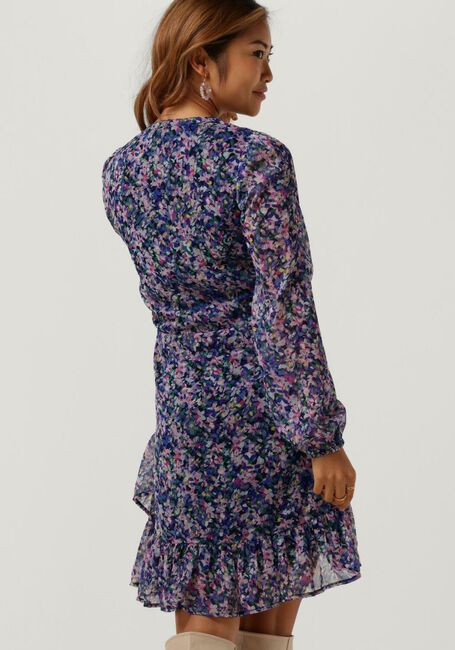 Blauwe NEO NOIR Mini jurk VERI CONFETTI DRESS - large