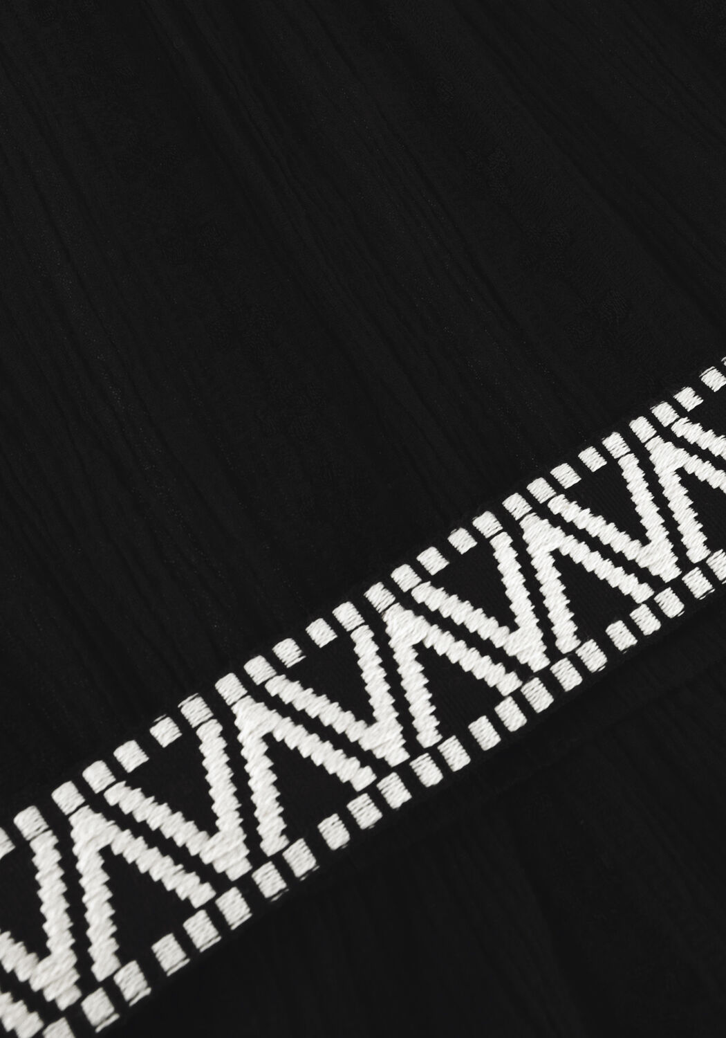 Zwarte INDIAN BLUE JEANS Mini jurk LITTLE BLACK DRESS BOHO BELT - large