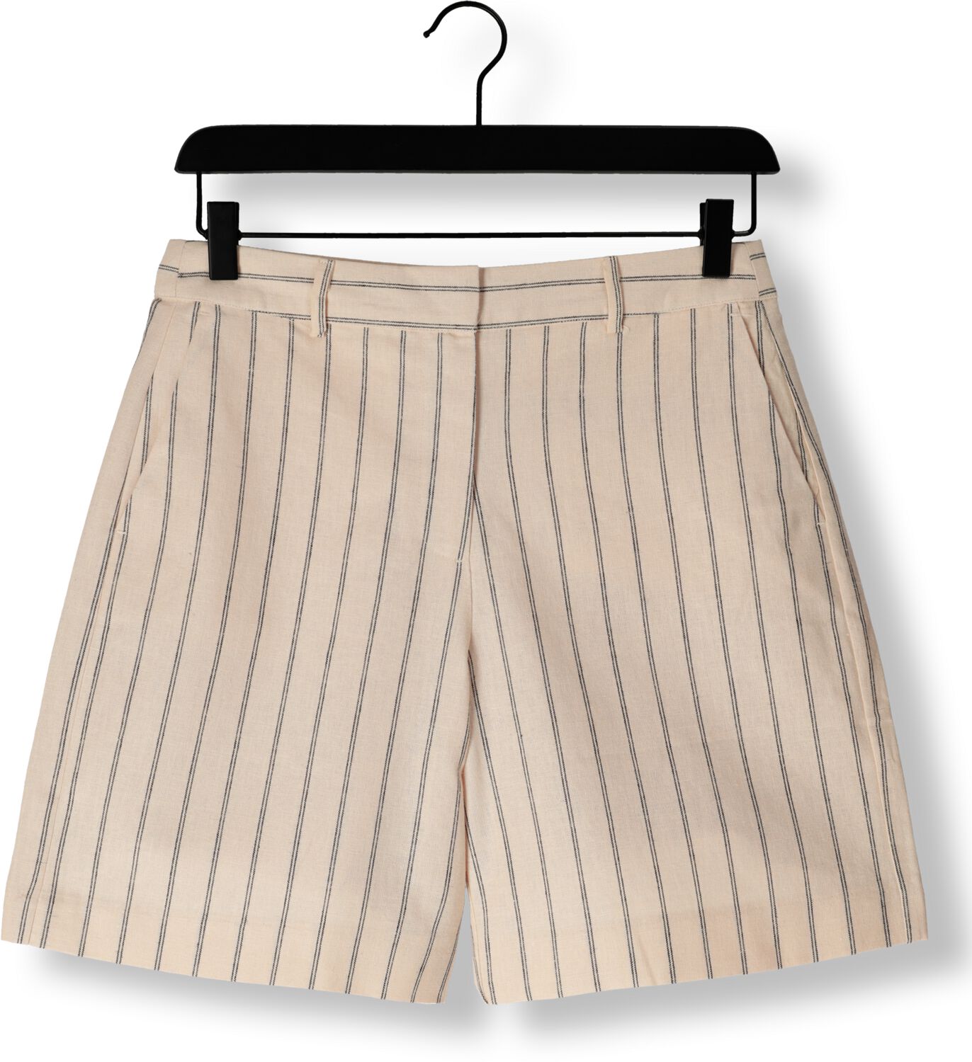 SELECTED FEMME Dames Broeken Slfhilda Mw Shorts Pin Stripe Zand