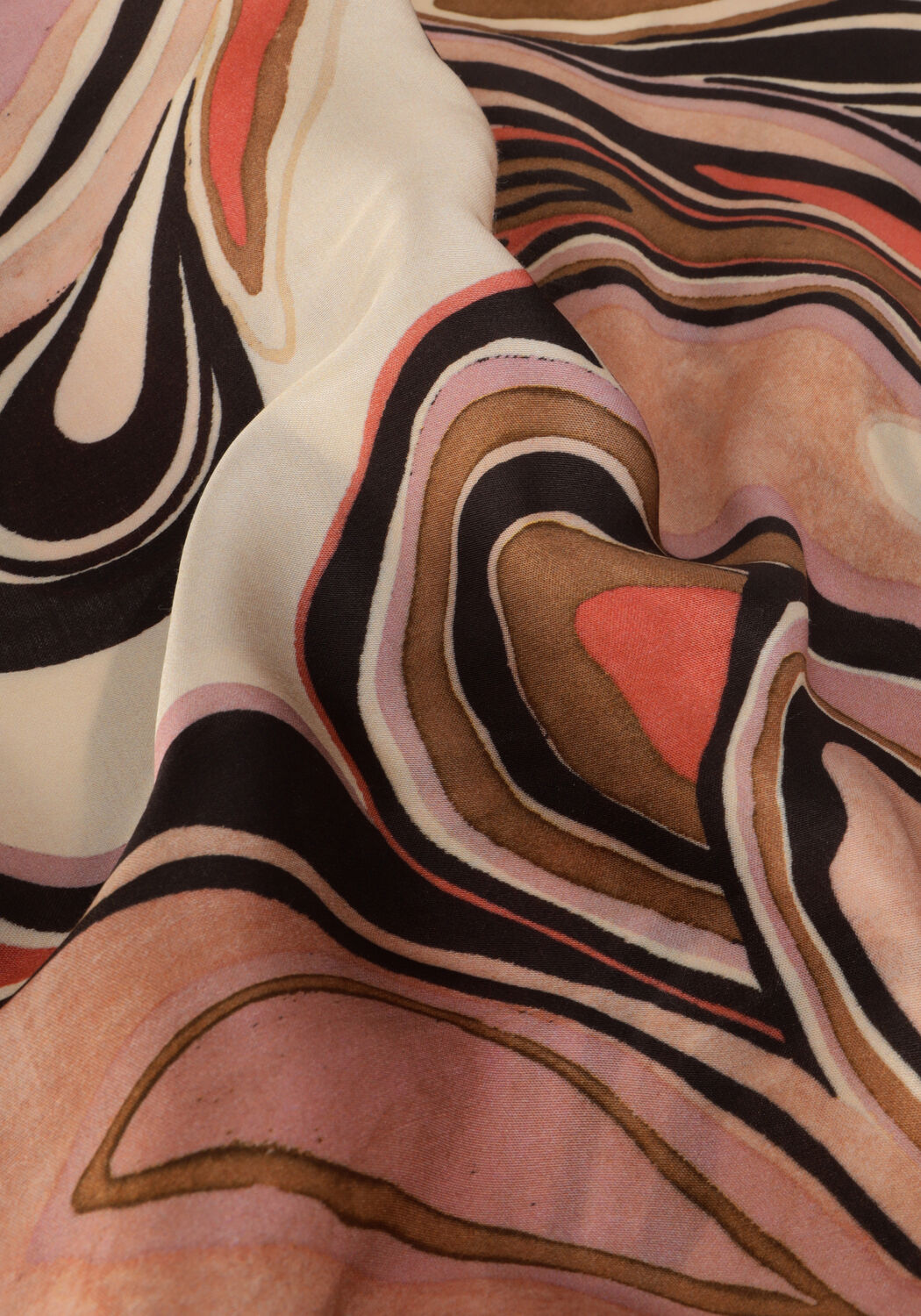 Multi SUMMUM Midi jurk DRESS PAINTED FLOWER - large